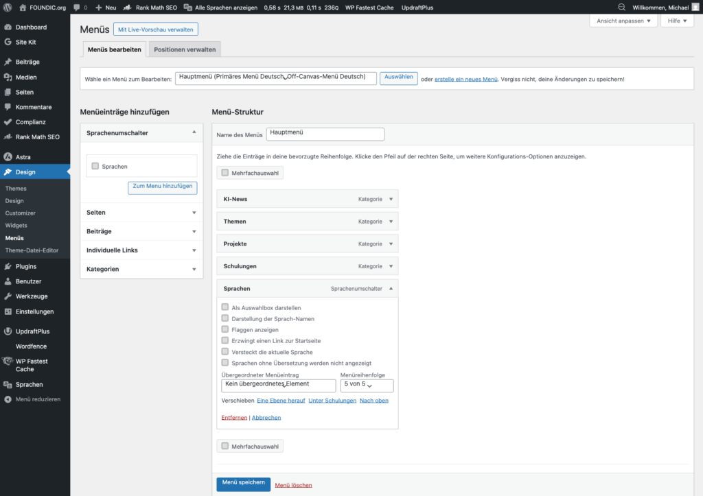 Bild 7 - Switcher Einstellungen korrekt